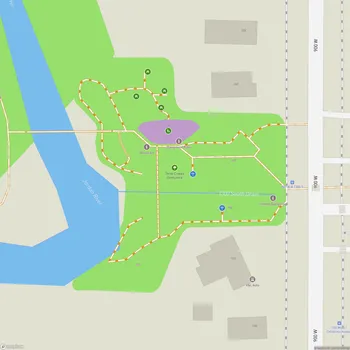 Map of Three Creeks Confluence Park