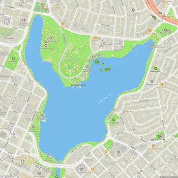 Map of Lakeside Park