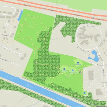 Map of Meridian Centre Park