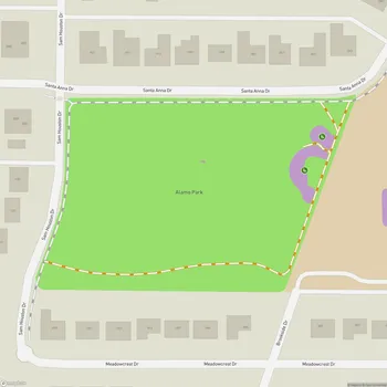 Map of Alamo Park