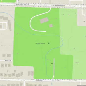 Map of Arthur Langford, Jr. Park