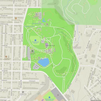 Map of Glen Oak Park