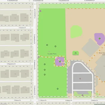 Map of Scudder Park