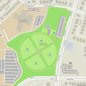 Map of Shawnee Trail Sports Complex