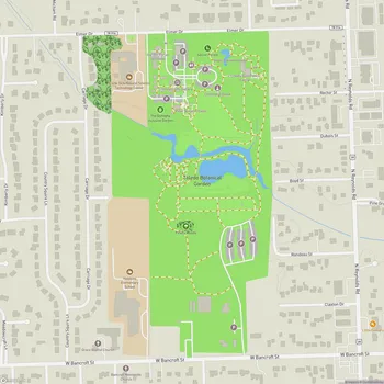 Map of Toledo Botanical Garden