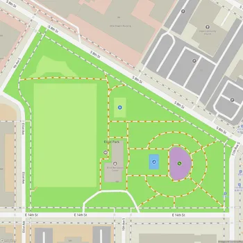 Map of Elliot Park