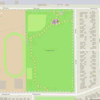 Map of Standard Park