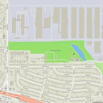 Map of Greenbriar Park