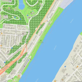 Map of Theodore M. Berry International Friendship Park