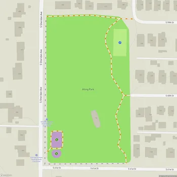 Map of Alling Park