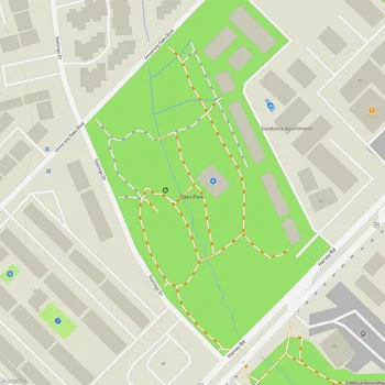 Map of Oaks Park