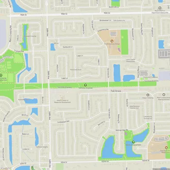 Map of Tall Grass Greenway