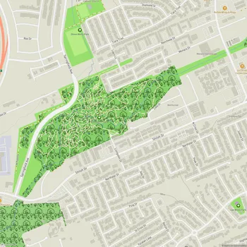 Map of Shiloh Bike Trails