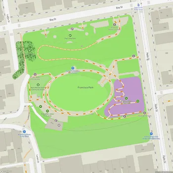 Map of Francisco Park
