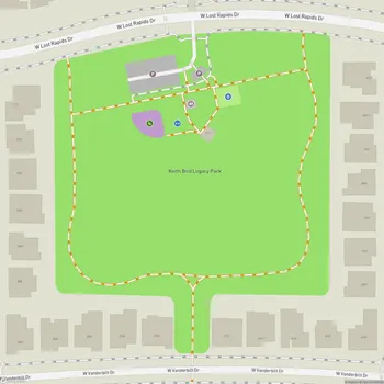 Map of Keith Bird Legacy Park