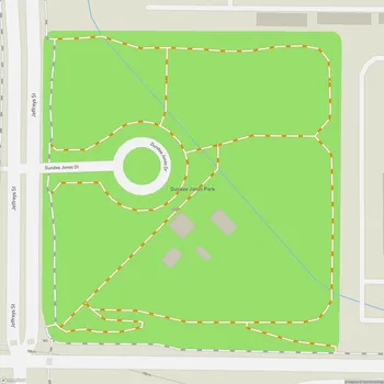 Map of Dundee Jones Park
