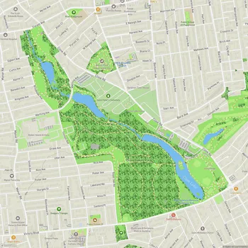 Map of Clove Lakes Park