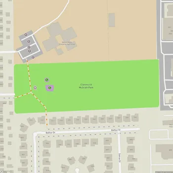 Map of Clarence A. McGrath Park