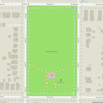 Map of Center Street Park