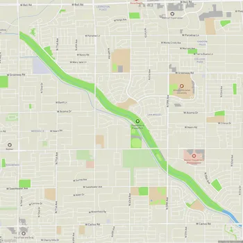 Map of Thunderbird Paseo Park
