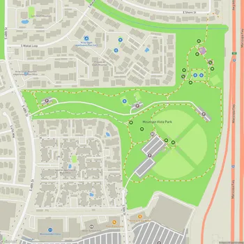 Map of Mountain Vista Park