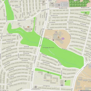 Map of Chinquapin Run Park
