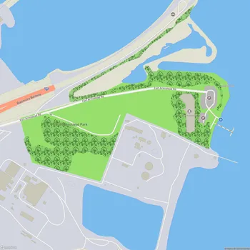 Map of Fort Armistead Park