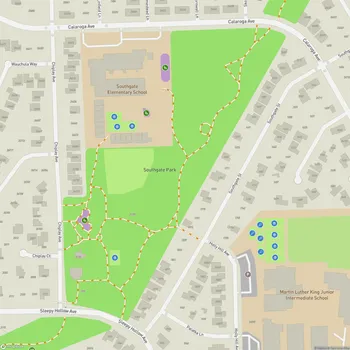 Map of Southgate Park
