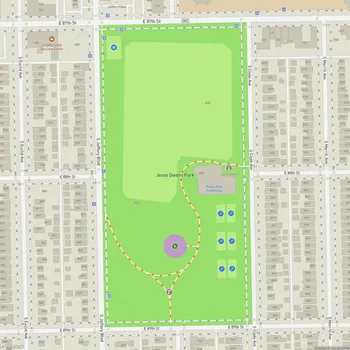 Map of Jesse Owens Park