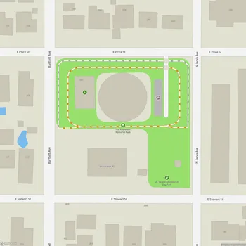 Map of First Responders Memorial Park