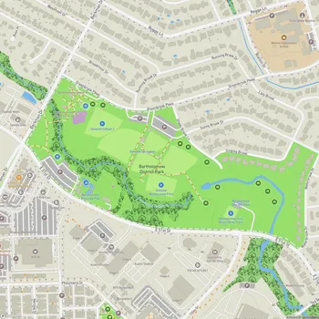 Map of Bartholomew District Park