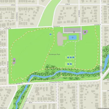 Map of Ellenberger Park