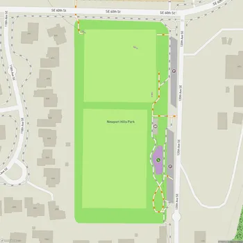 Map of Newport Hills Park