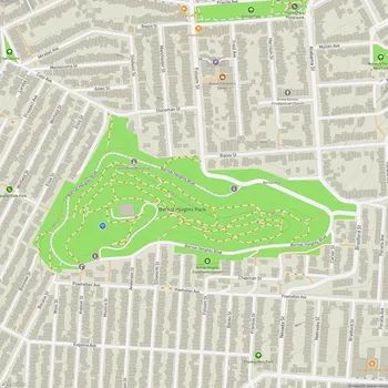 Map of Bernal Heights Park