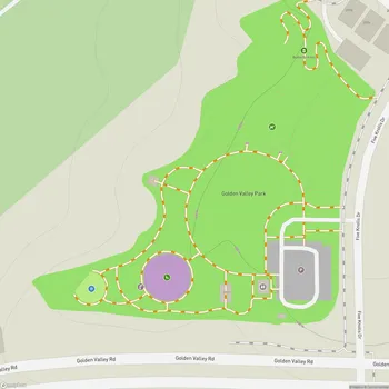 Map of Golden Valley Park