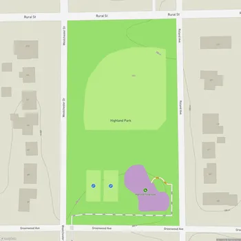 Map of Highland Park