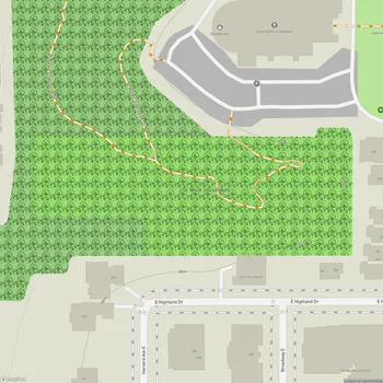 Map of Saint Mark's Greenbelt