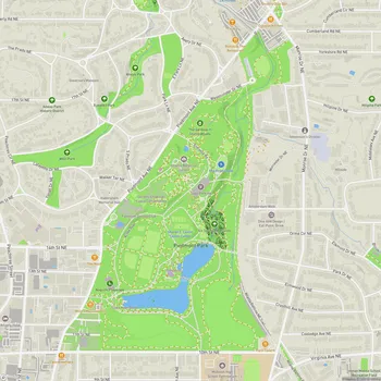 Map of Piedmont Park