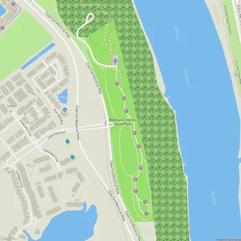 Map of Charles and Marie Hamel Memorial Park