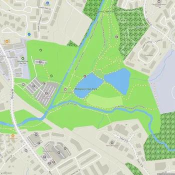 Map of McAlpine Creek Park