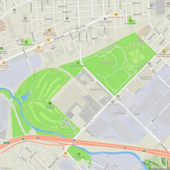 Map of Carroll Park