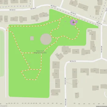 Map of Tower Crest Neighborhood Park