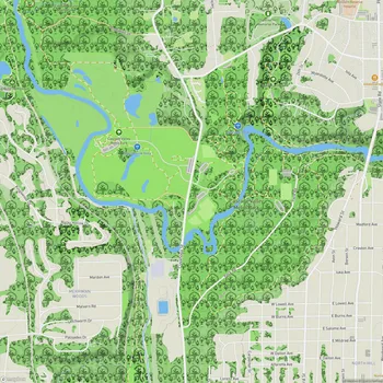 Map of Cascade Valley Metro Park