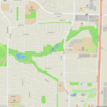 Map of Cottonwood Creek Greenbelt