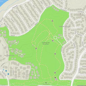 Map of Guadalupe Oak Grove Park