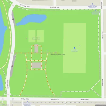 Map of Lake Lorna Doone Park