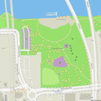 Map of Tempe Beach Park