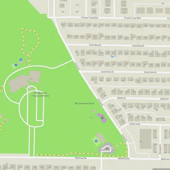 Map of Bicentennial Park