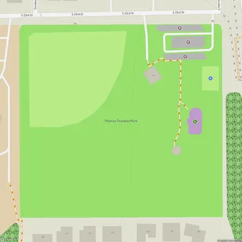 Map of Thomas Teasdale Park