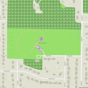 Map of Thomson Park